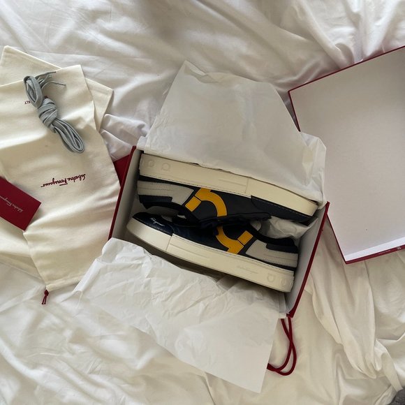 Mens Notion I Salvatore Ferragamo Leather Sneakers main image 4